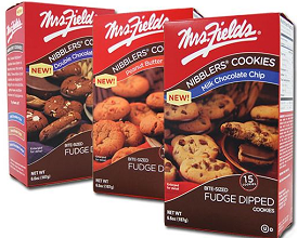 Mrs Fields Chocolate Chip Nibblers Cookies FREE Mrs. Fields Chocolate Chip Nibblers Cookies Giveaway