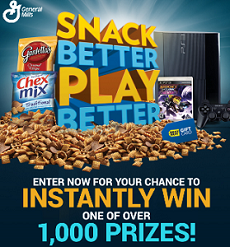 Snack Better Snack Better, Play Better Instant Win Game (Over 1,000 Prizes)