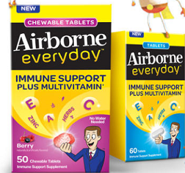 Airborne Everyday Chewable Tablets FREE Airborne Everyday Chewable Tablets Sample 