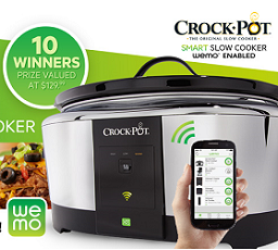 Crock Pot Smart Slow Cooker Crock Pot Smart Slow Cooker Enabled with WeMo Giveaway