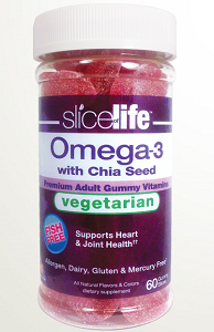Slice of Life FREE Slice of Life Omega 3 with Chia Seed Gummy Vitamin Sample