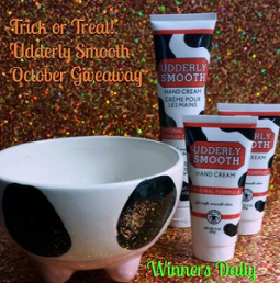 Udderly Smooth Skin Care4 FREE Trick or Treat for Udderly Smooth Skin Care Giveaway