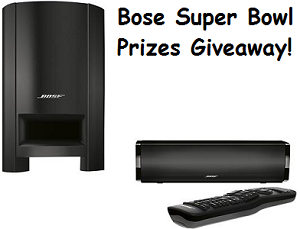 Bose Super Bowl Prizes Giveaway Bose Super Bowl Prizes Giveaway 
