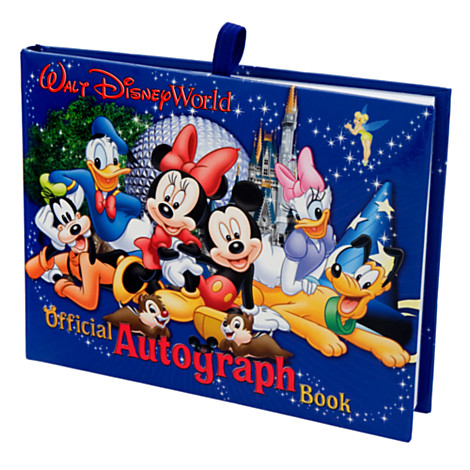 Disney Character Autograph Book