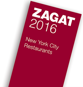 2016 Zagat NYC Restaurant Guide