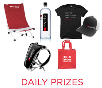 Essentia Water Daily Prize Pack
