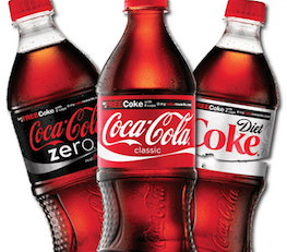 Coca-cola coke bottles
