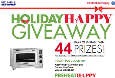 Bed Bath Beyond Holiday Happy Giveaway