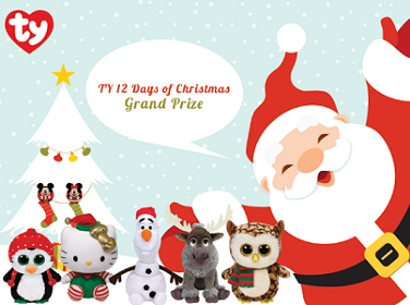 Ty 12 Days of Christmas Sweepstakes
