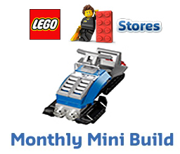 LEGO-Snowmobile-Model-Build