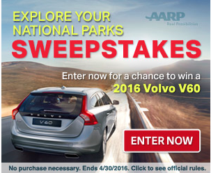 AARP Explore Your National Parks Sweepstakes