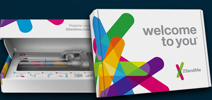 DNA Genetics Testing Kit from 23andMe