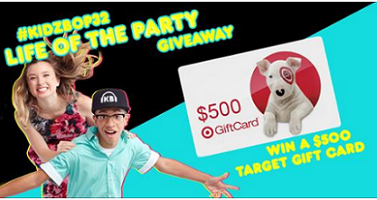 Kidz Bop Life of the Party Giveaway