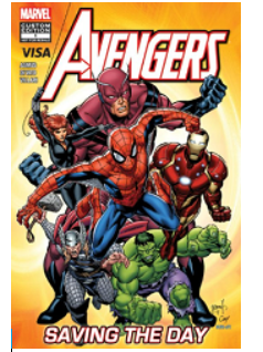 Marvels Avengers Saving the Day Comic Book